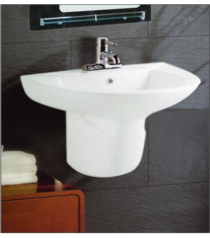 مغسلة معلق بورسلان اوتس أبيض  صيني 60 × 46.5 × 51.5 سم # B-32468